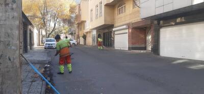  تداوم فعالیت نیروهای خدمات شهری تبریز در روزهای تعطیلی ناشی از آلودگی هوا