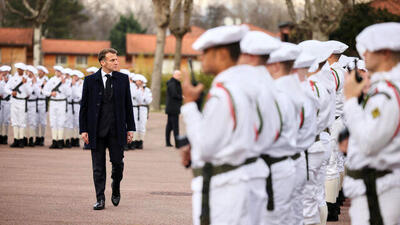  رونمایی ماکرون از طرح جدید خدمت سربازی ملی