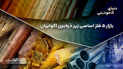  بازار ۵ فلز اساسی زیر ذره‌بین اکوایران