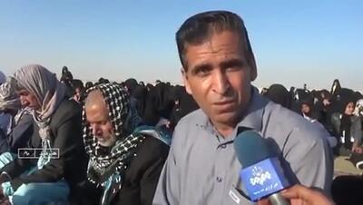  برگزاری نماز طلب باران در بستر خشکیده دریاچه هامون