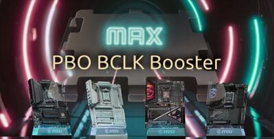  ارائه قابلیت MSI PBO BCLK در مادربردهای سری MAX 800: ارتقا 15 درصدی عملکرد بازی