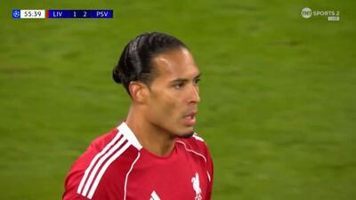  گل دوم آیندهوون به لیورپول (گوس تیل)