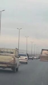  کل‌کل شوتی و موتور سنگین در خیابان