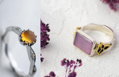  10 مدل انگشتر عقیق زنانه که در سال 2026 باید ببینید