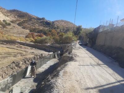  آغاز بهسازی و آسفالت ۳ کیلومتر جاده ورودی روستاهای چلدان و سرمازه
