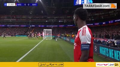  باز هم کرنر و باز هم گل؛ گل یورین تیمبر به بایرن مونیخ (آرسنال 1-0 بایرن مونیخ) - پارس فوتبال