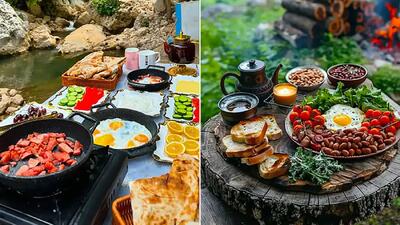  صبحانه‌ ای رویایی در دل طبیعت؛ 15 مدل سالم برای روزهای آخر هفته