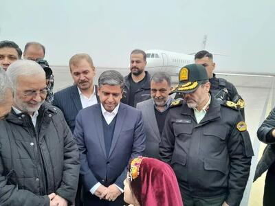  وزیر کشور وارد استان اردبیل شد