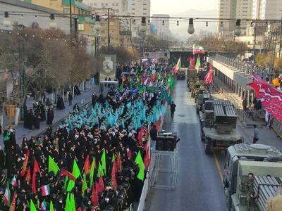  نمایش اقتدار بسیجیان در مشهد