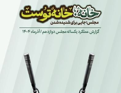  انتشار گزارش عملکرد یک‌ساله مجلس دوازدهم