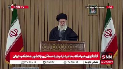  رهبر انقلاب: کشور ما علنا مقابل چاقوکش‌های بین‌المللی سینه سپر کرده و جبهه مقاومت را پدید آورده است