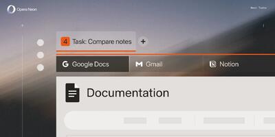  اپرا قابلیت «تحقیق یک دقیقه‌ای» را به مرورگر هوشمند Neon اضافه کرد