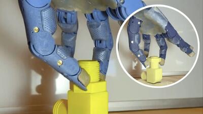  این دست رباتیک فوق‌ سریع پیچ و مهره را به سرعت می‌چرخاند