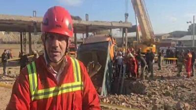  جزئیات سانحه سقوط کامیون در گودال؛ دو کارگر جان باختند