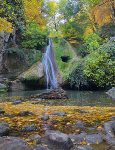  پاییز زیبای آبشار لوه استان گلستان