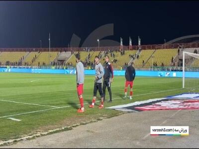  تمرین انفرادی‌ برخی بازیکنان پرسپولیس پس از برد