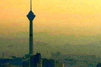  هشدار نارنجی هواشناسی تهران درباره انباشت آلاینده‌ها