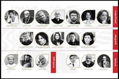  معرفی داوران چهار بخش جشنواره جهانی فیلم فجر