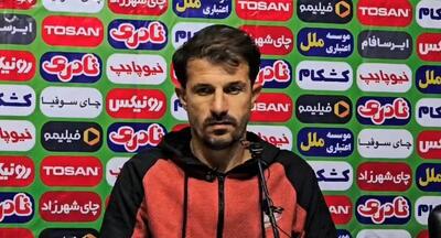  حدادی‌فر پس از تساوی با خیبر: از اعتماد به جوانان پشیمان نیستم