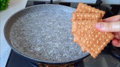  دسر یخچالی با پتی بور / طرز تهیه دسر خوشمزه با بیسکویت پتی بور
