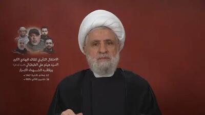  نعیم قاسم: زمان مناسب برای پاسخ را ما تعیین خواهیم کرد / تهدید تاثیری ندارد، تحت فشار مذاکره نمی‌کنیم