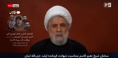 دبیرکل حزب‌الله زمان پاسخ به اسرائیل را اعلام کرد +فیلم