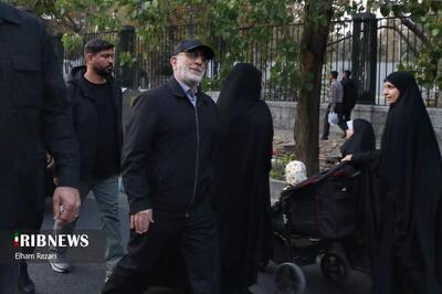  عکس/ حضور سردار قاآنی در تجمع امروز تهران | اقتصاد24