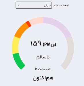  هوای تهران دوباره آلوده شد | اقتصاد24