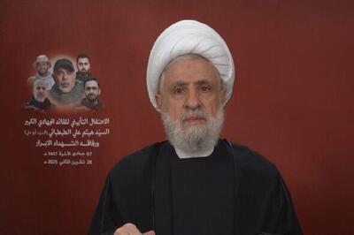  نعیم‌ قاسم: شهید طباطبایی ساختار نظامی را بازسازی کرد