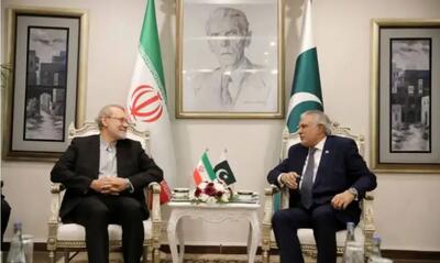  لاریجانی با رئیس جمهور و نخست وزیر پاکستان دیدار کرد