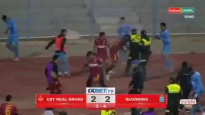  آشوب در فوتبال بولیوی + فیلم