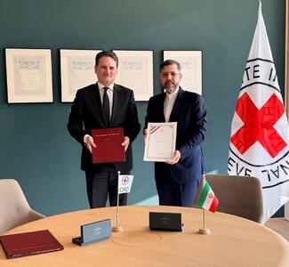  امضای یادداشت تفاهم میان ایران و مدیرکل کمیته بین‌المللی صلیب سرخ