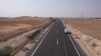  پایان انتظار مردم تنگ‌شاه/ آغاز بازسازی محور راهبردی جاسک–ریگان در جنوب کرمان