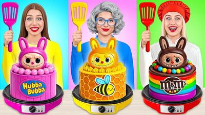  چالش غذا/ چالش غذایی/ چالش آبنبات شکلاتی/چالش خوراکی/ چالش موکبانگ / چالش دونا