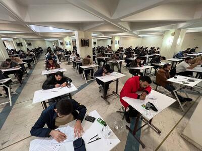  برگزاری آزمون استخدامی شرکت پتروشیمی تبریز / نظارت میدانی مدیرعامل بر روند برگزاری