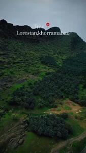  فیلم نمای هوایی خیره‌کننده از مخمل‌کوه خرم‌آباد