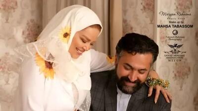  نگاهی به ظاهر شیک و محجبه بهاره رهنما قبل طلاق از همسرش حاجی/ چه بهش اومده + عکس های با حجاب خانم بازیگر در لباس عروس
