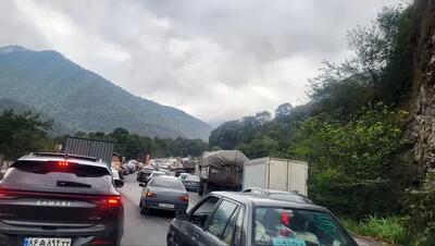  وضعیت جاده چالوس و جاده هراز امروز جمعه ۷ آذر ۱۴۰۴