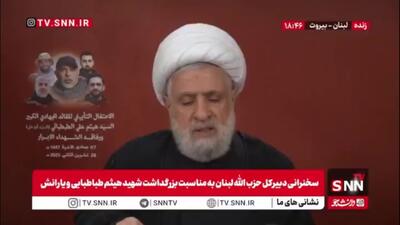  شیخ نعیم قاسم: شب گذشته عوامل نفوذی رژیم صهیونیستی در حزب الله دستگیر شدند