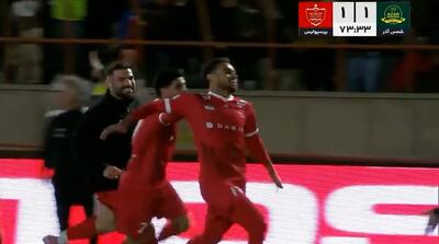  خلاصه بازی شمس آذر 1 - پرسپولیس 2