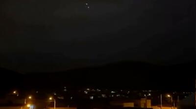  تصاویر پرواز جت‌های جنگنده بر فراز آسمان کردستان عراق