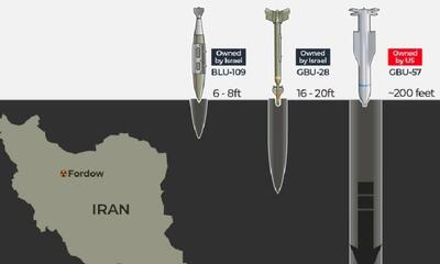  ایران مهندسی معکوس بمب سنگرشکن آمریکا را کلید زد!