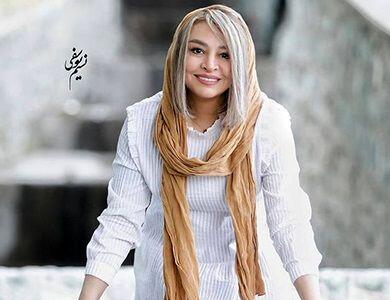  استایل شب یلدایی مه لقا باقری/ عکس