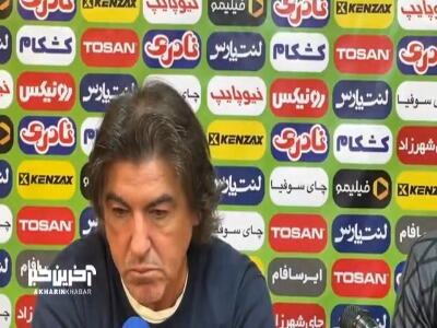  ساپینتو: در هفته‌های اخیر دوست نداشتند ما ببریم و موفق شویم