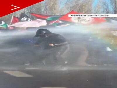  تظاهرات ضد اسرائیلی در ایتالیا به خشونت کشیده شد