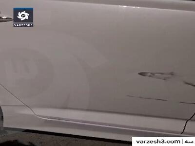  حمله به خودروی داور شمس آذر - پرسپولیس!