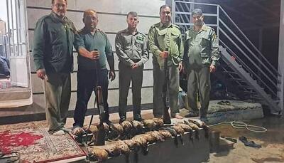  دستگیری شکارچیان متخلف و کشف ۲۱ لاشه پرنده در سیاه کشیم صومعه‌سرا