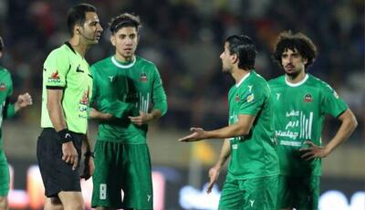  حمله به ماشین داور بازی شمس‌آذر - پرسپولیس