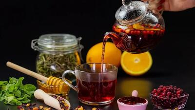  طرز تهیه چای میوه‌ ای