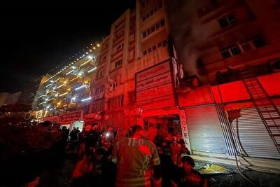  اولین تصاویر از آتش‌سوزی شدید امروز در تهران